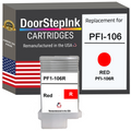 DoorStepInk Brand for Canon PFI-106 130mL Red Remanufactured in the USA Ink Cartridge