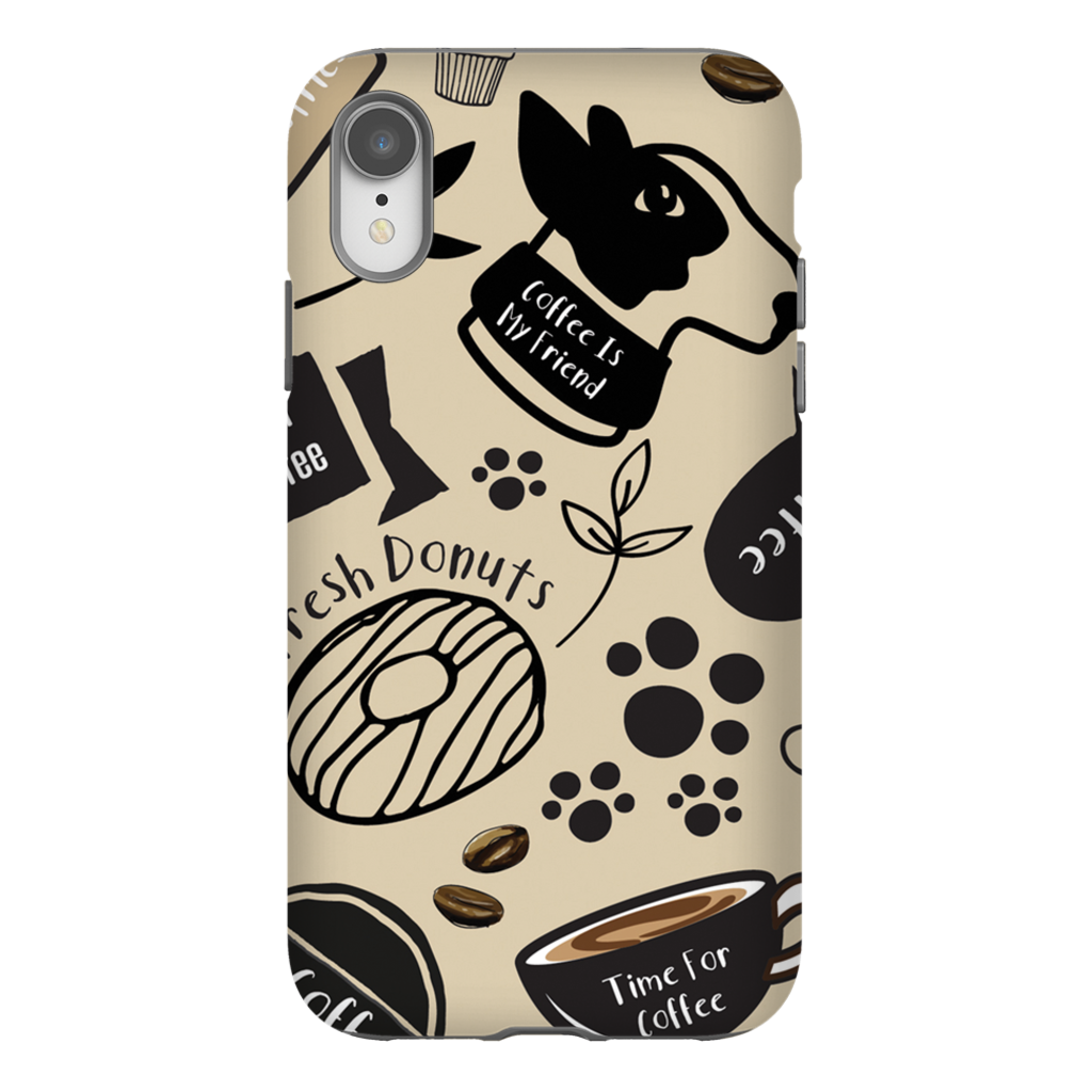 Caffeinated Canine Phone Cases
