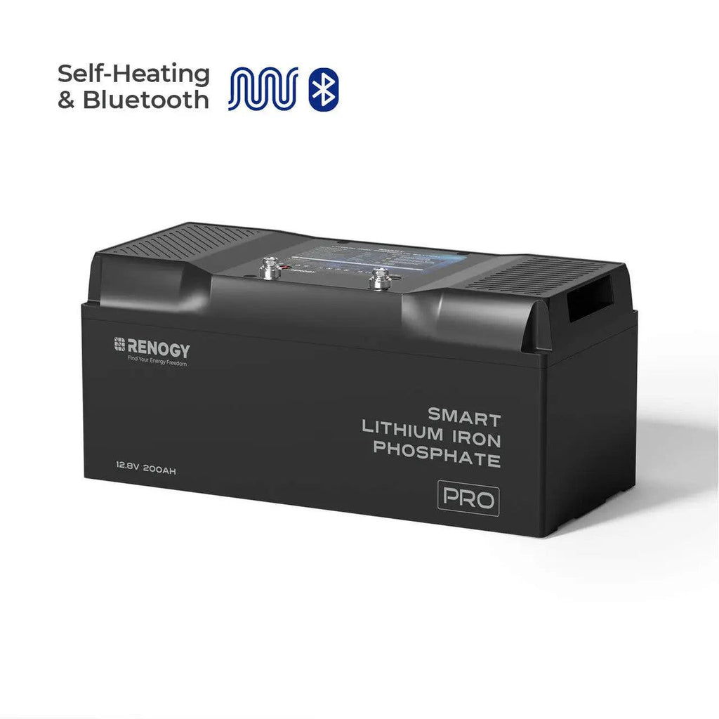 Renogy Pro 12V 200Ah Smart LiFePO4 Battery with Bluetooth & Self-Heating