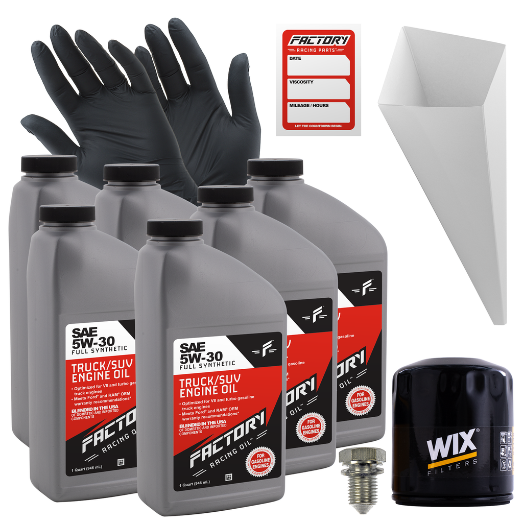 Oil Change Kit For Jeep Commander 2006-2007, Grand Cherokee 1999-2007 4.7L 5W-30 Full Synthetic Oil - 6 Quarts