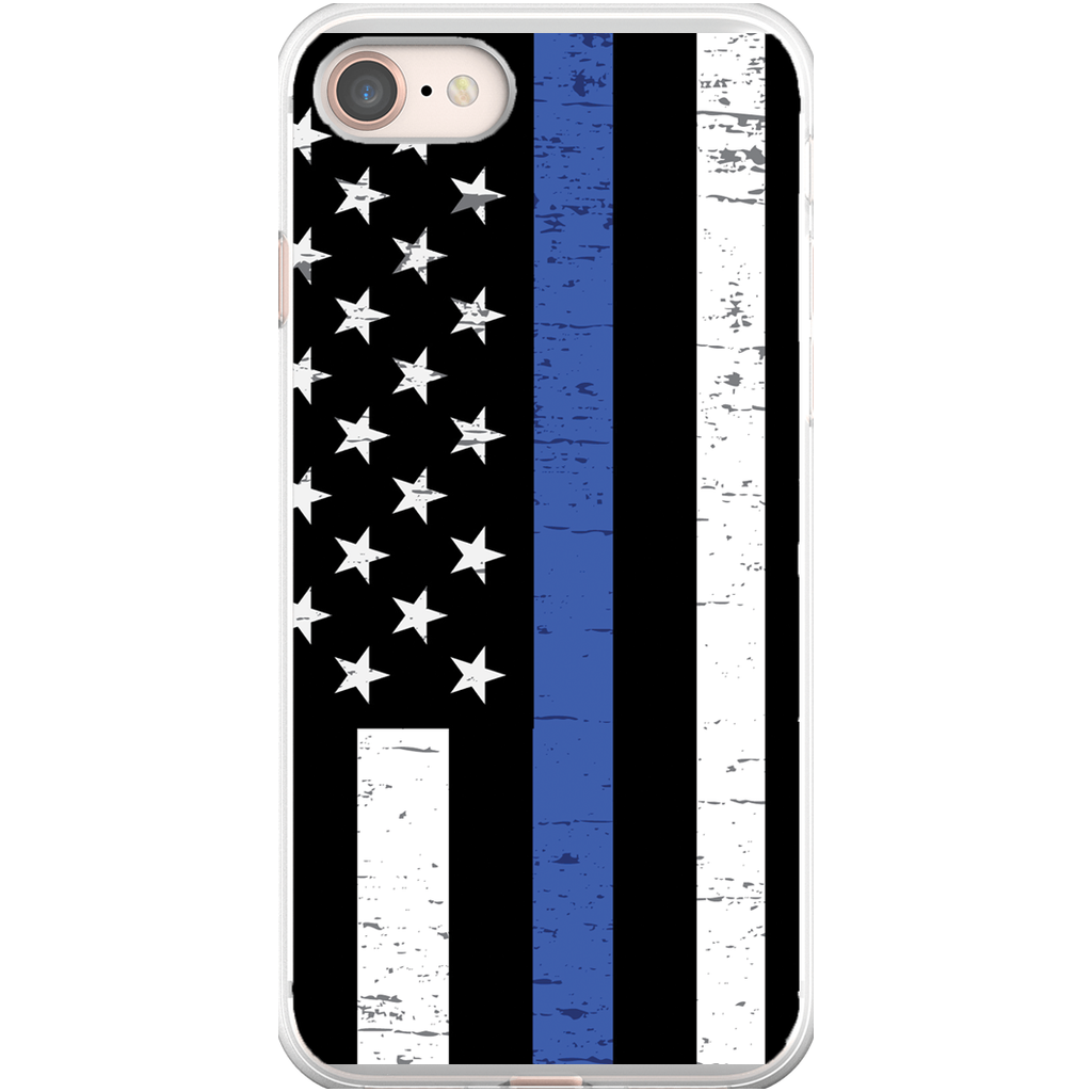 Thin Blue Line Phone Cases