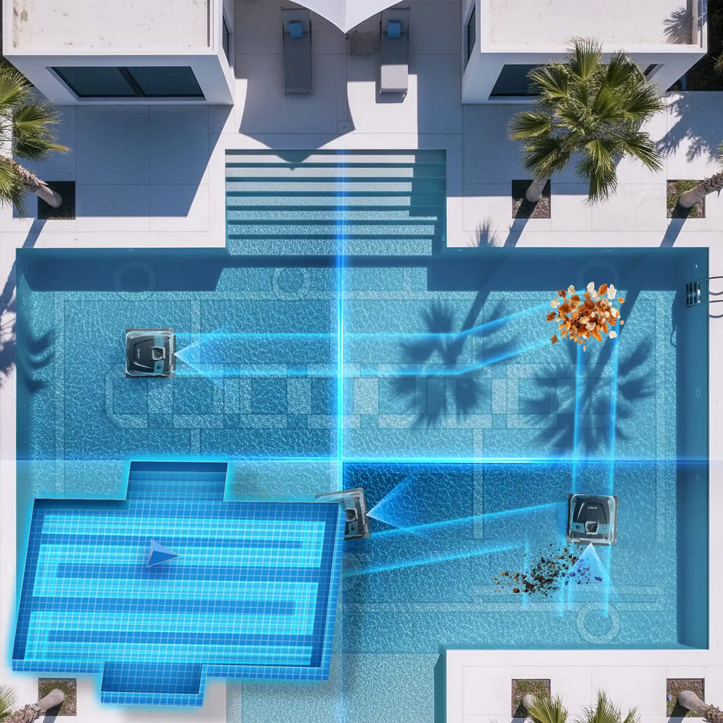 WYBOT S3 Self-Emptying Robotic Pool Cleaner 3D Mapping & AI Vision