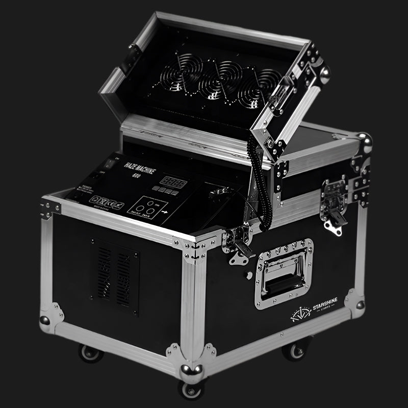 E5 DMX Double Head Haze Machine 600W for Stage & Laser Lights