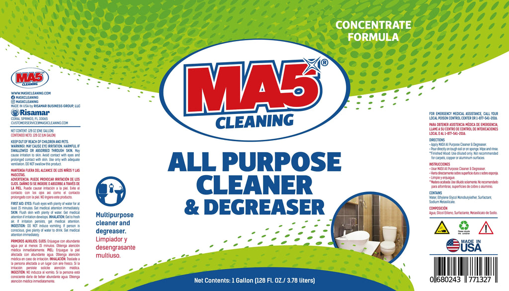 MA5X All-Purpose Cleaner & Degreaser 55-Gallon Drum | Janitorial, Household & Multi-Surface