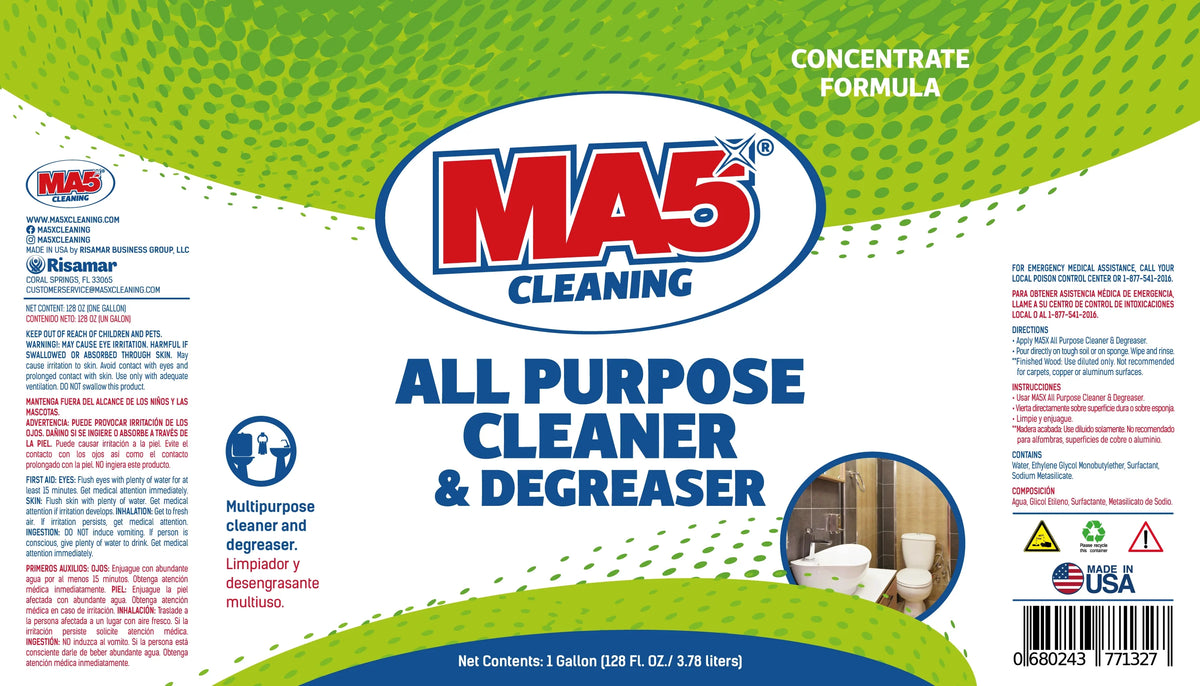 MA5X All-Purpose Cleaner & Degreaser 55-Gallon Drum | Janitorial, Household & Multi-Surface