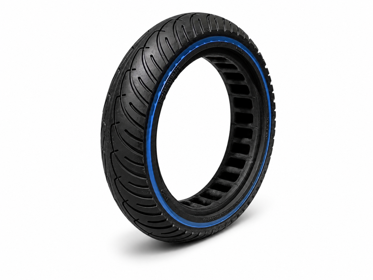 2x E-Scooter Reifen 8.5 x 2.0 – Sportprofil mit blauem Seitenstreifen (50-134)
