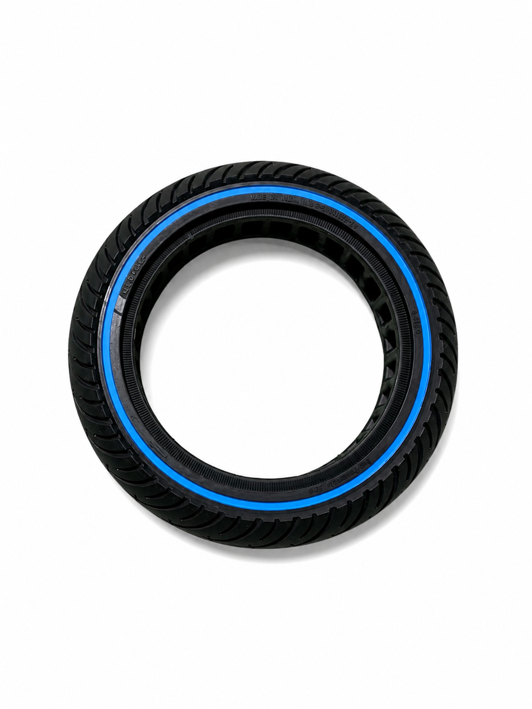 2x E-Scooter Reifen 8.5 x 2.0 – Sportprofil mit blauem Seitenstreifen (50-134)