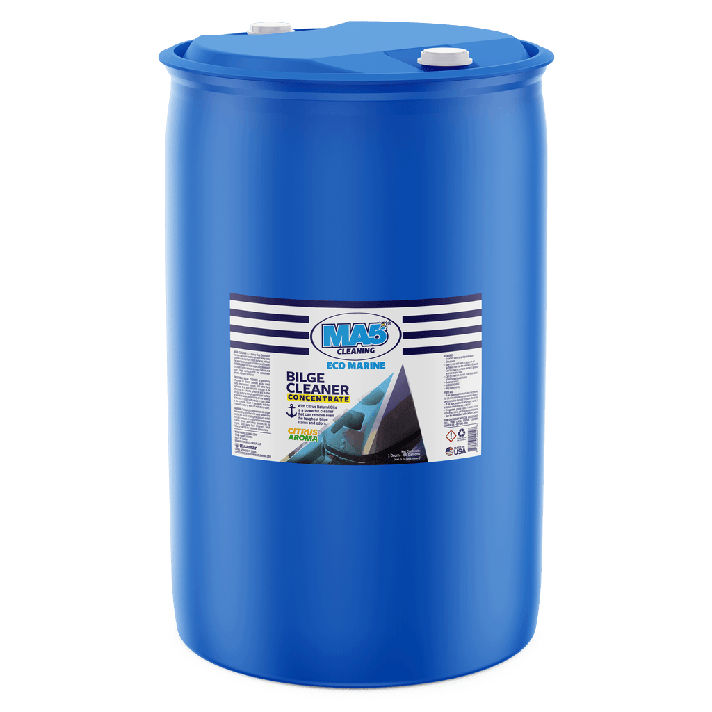 MA5X Bilge Cleaner Concentrate 55-Gallon Drum | Marine Degreaser & Bilge Odor Control