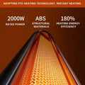 2000W Ceramic Space Heater with Digital Display