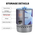 Radiant Stove System Compact Windproof Heat