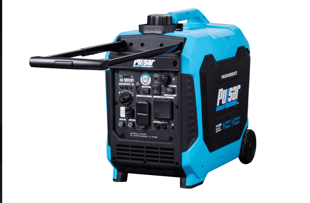 Pulsar  5250-Watt Dual Fuel Inverter Generator with Remote Start, CO Sentry & RV Ready Outlet
