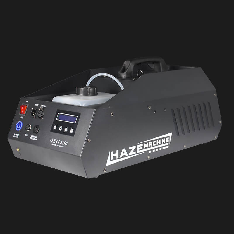 E9 1500W Stage Haze Machine | DMX 2-CH, Quiet Hazer, Wireless Remote