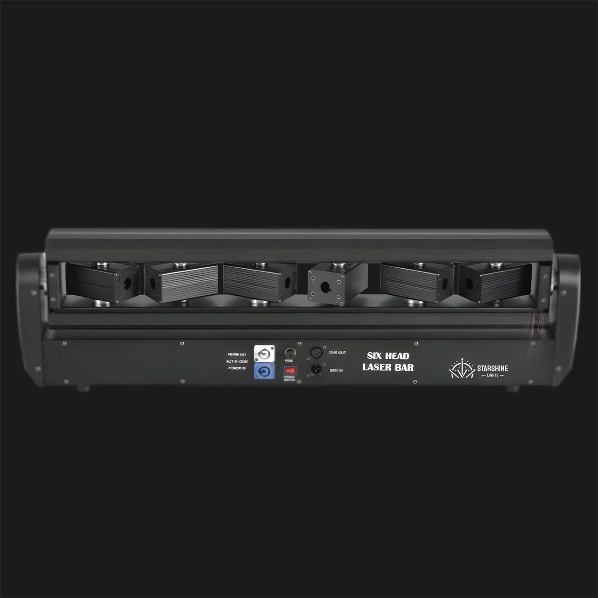 B3 DMX RGB 6-Head Moving Laser Bar 3000mW for DJ Stage