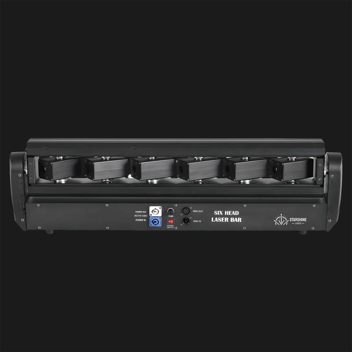 B3 DMX RGB 6-Head Moving Laser Bar 3000mW for DJ Stage