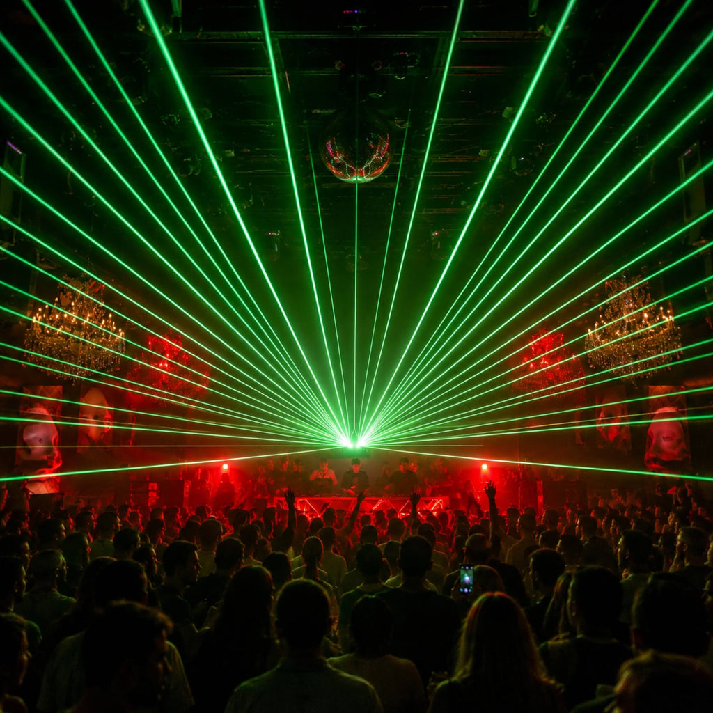 A16 App-Controlled RGB Laser Light Projector 6W for DJs