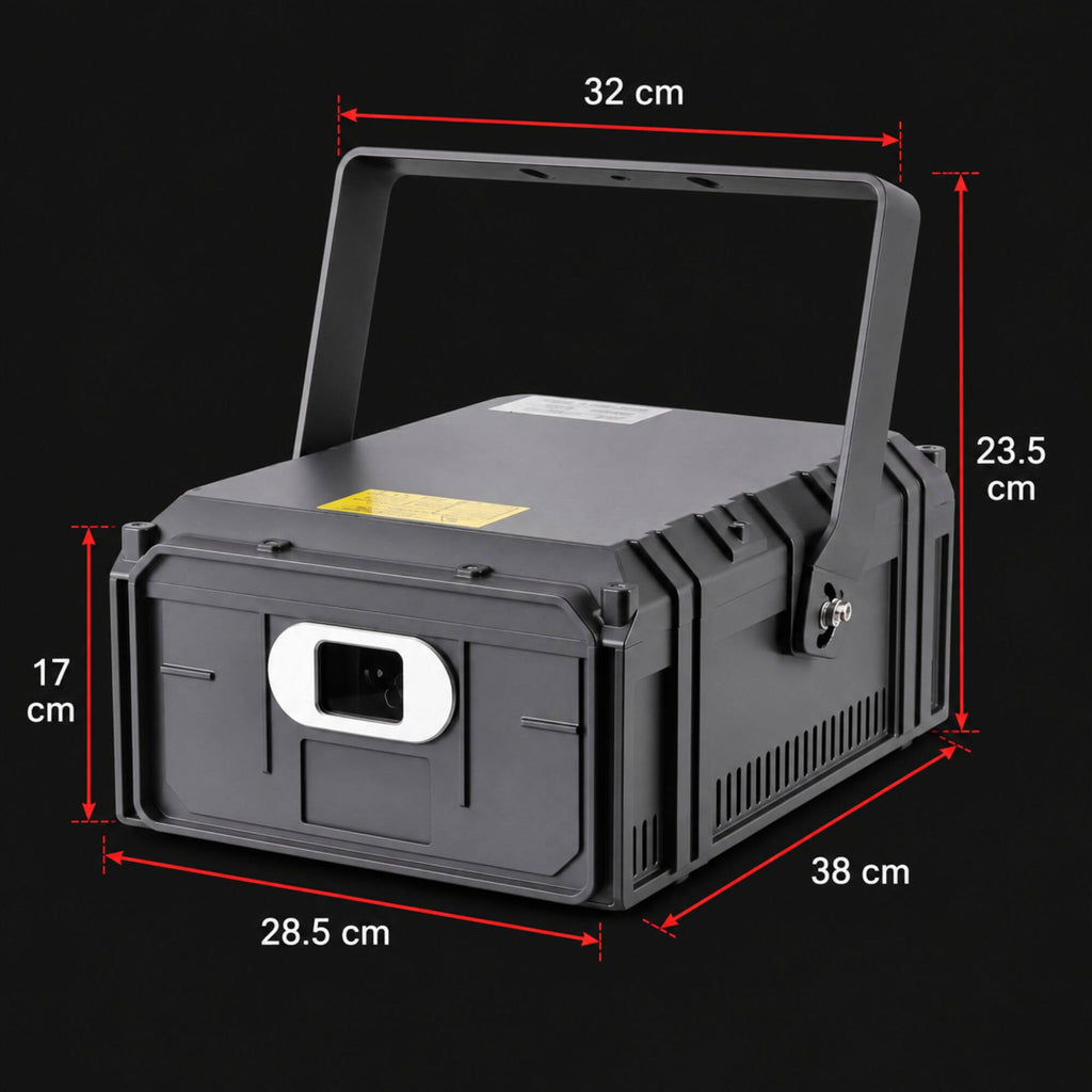 AO2 IP65 RGB Laser Projector 10W-30W App Control