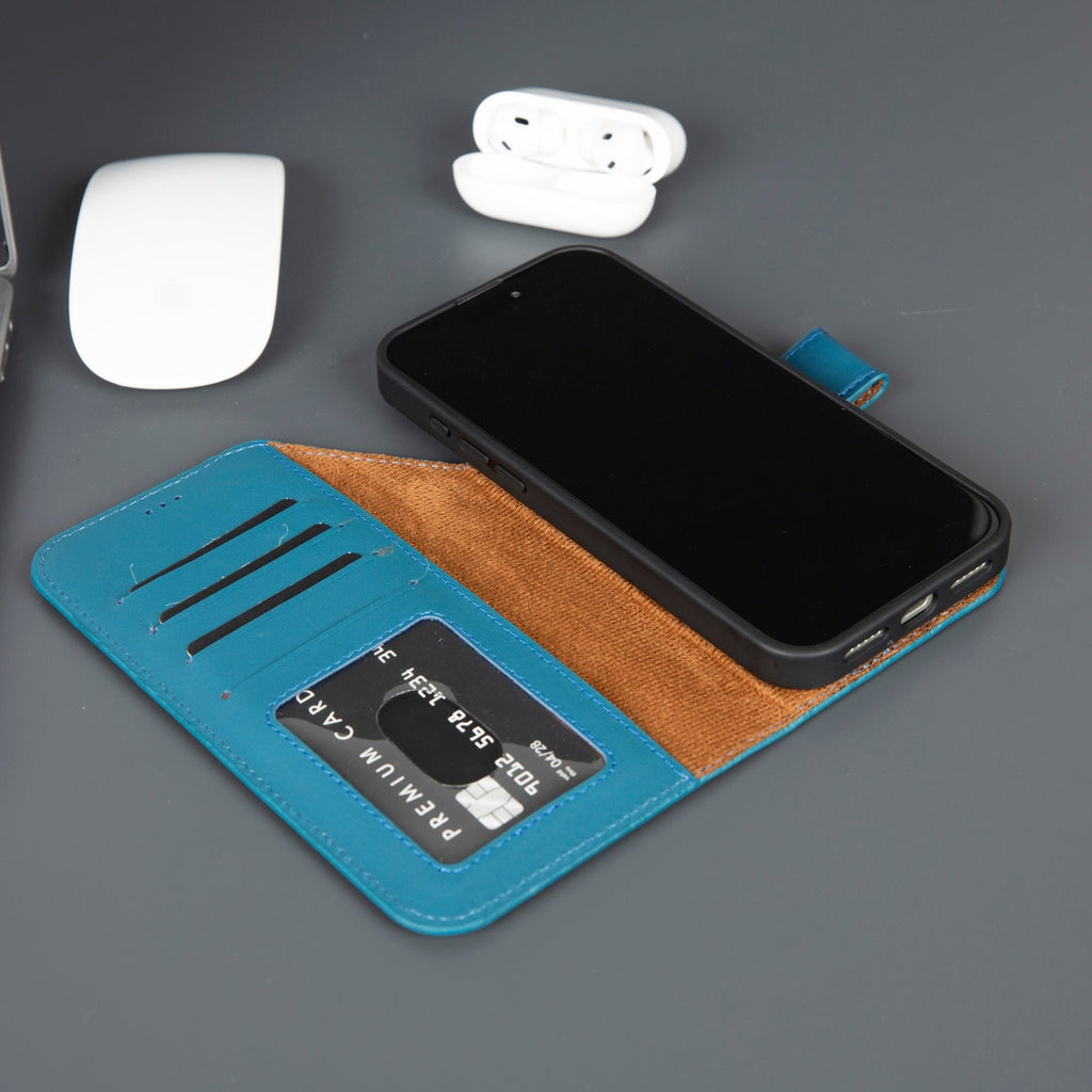 Casper iPhone 18 Pro Max Full-Grain Leather Wallet Case