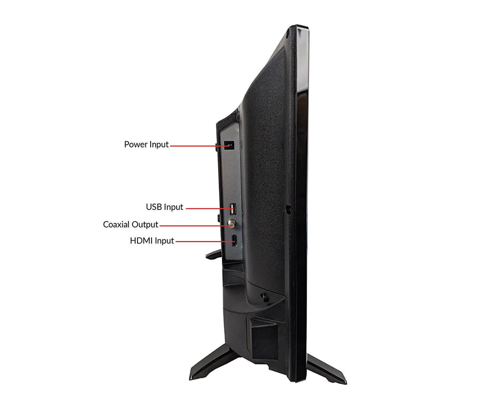 24" Supersonic 12 Volt AC/DC Widescreen LED HDTV with USB, SD Card Reader and HDMI