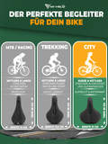 Mivelo Fahrradsattel Comfort Pro City Memory Foam