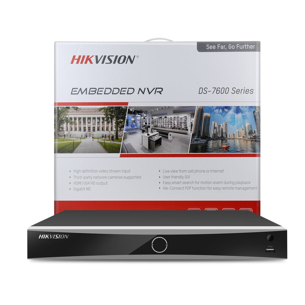 Hikvision CCTV Camera System DS-2CD2347G2-LU 4MP Security Camera NVR Kit
