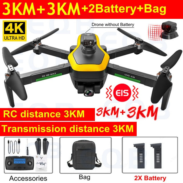 Professional 4K Camera Obstacle Quadcopter 5G FPV Professional Drones