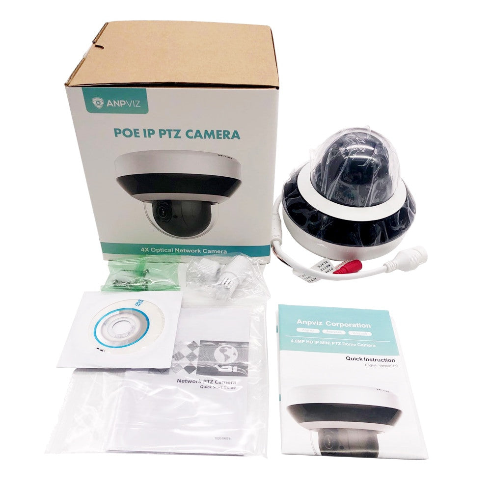 Hikvision OEM 8CH 4MP CCTV System H.265+ NVR with PTZ IP Kit