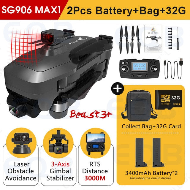 Professional 4K Camera Obstacle Quadcopter 5G FPV Professional Drones