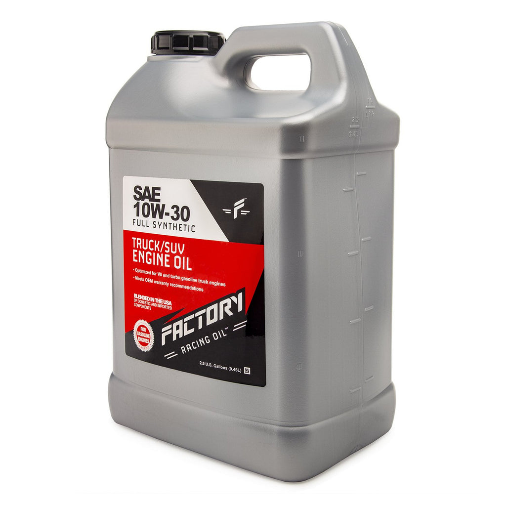 Factory Racing Oil SAE 10W30 Full Synthetic Oil, API SP ILSAC GF-6A, 2.5 Gallons