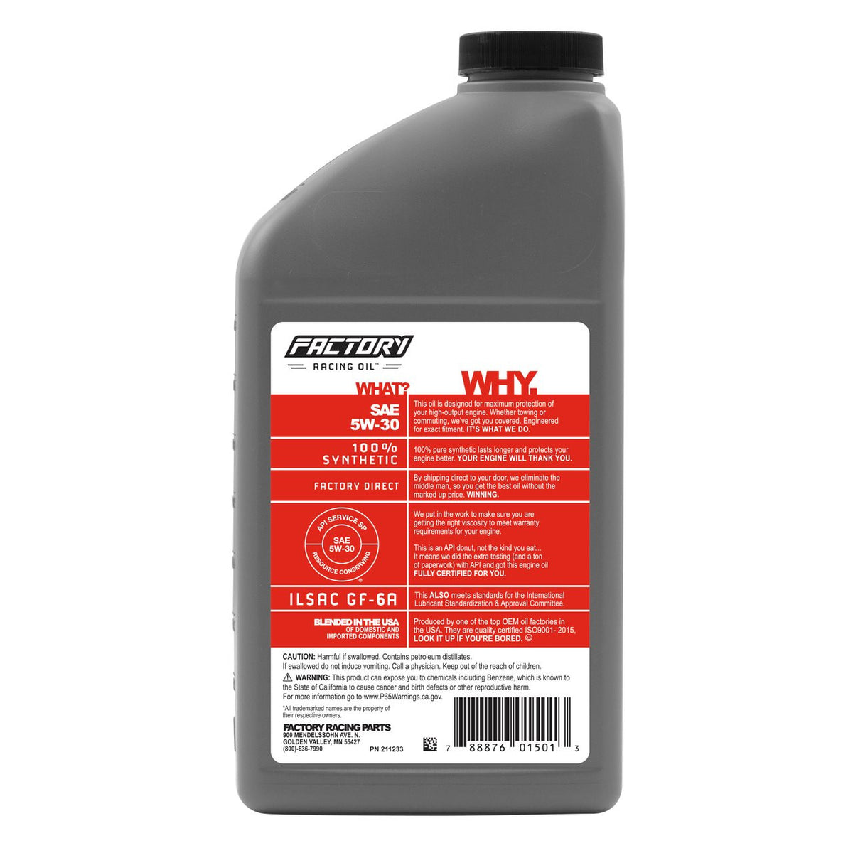 Oil Change Kit For Jeep Commander 2006-2007, Grand Cherokee 1999-2007 4.7L 5W-30 Full Synthetic Oil - 6 Quarts
