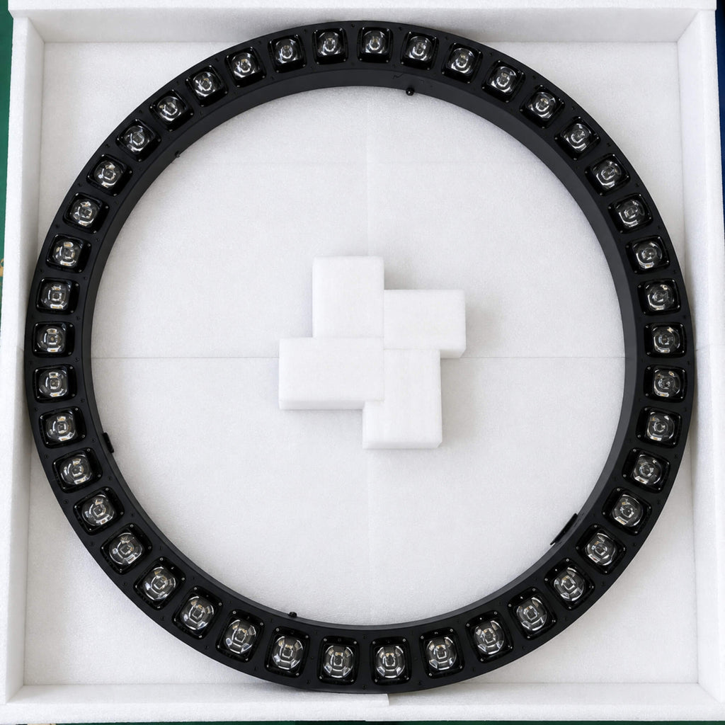 N7 RGBW Kinetic Ring Light – 51×20W LEDs with 212CH DMX