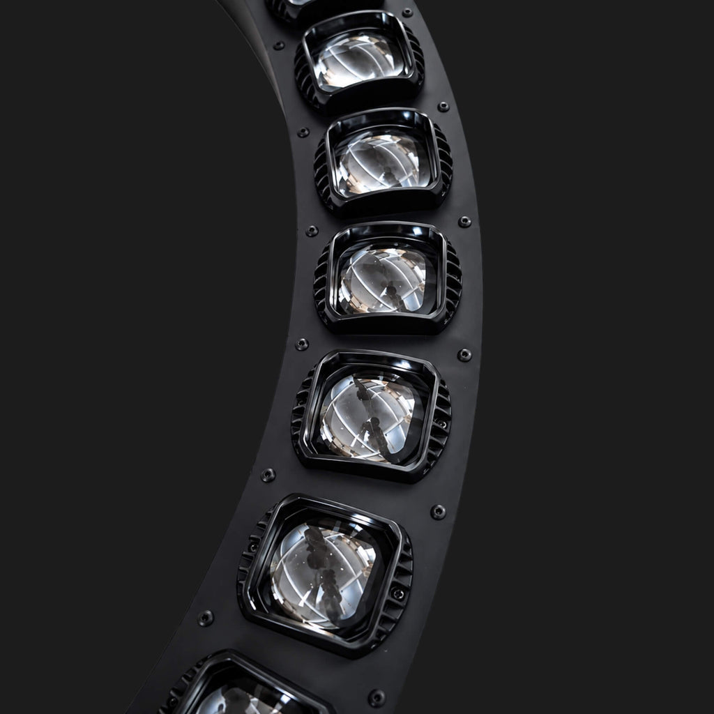 N7 RGBW Kinetic Ring Light – 51×20W LEDs with 212CH DMX
