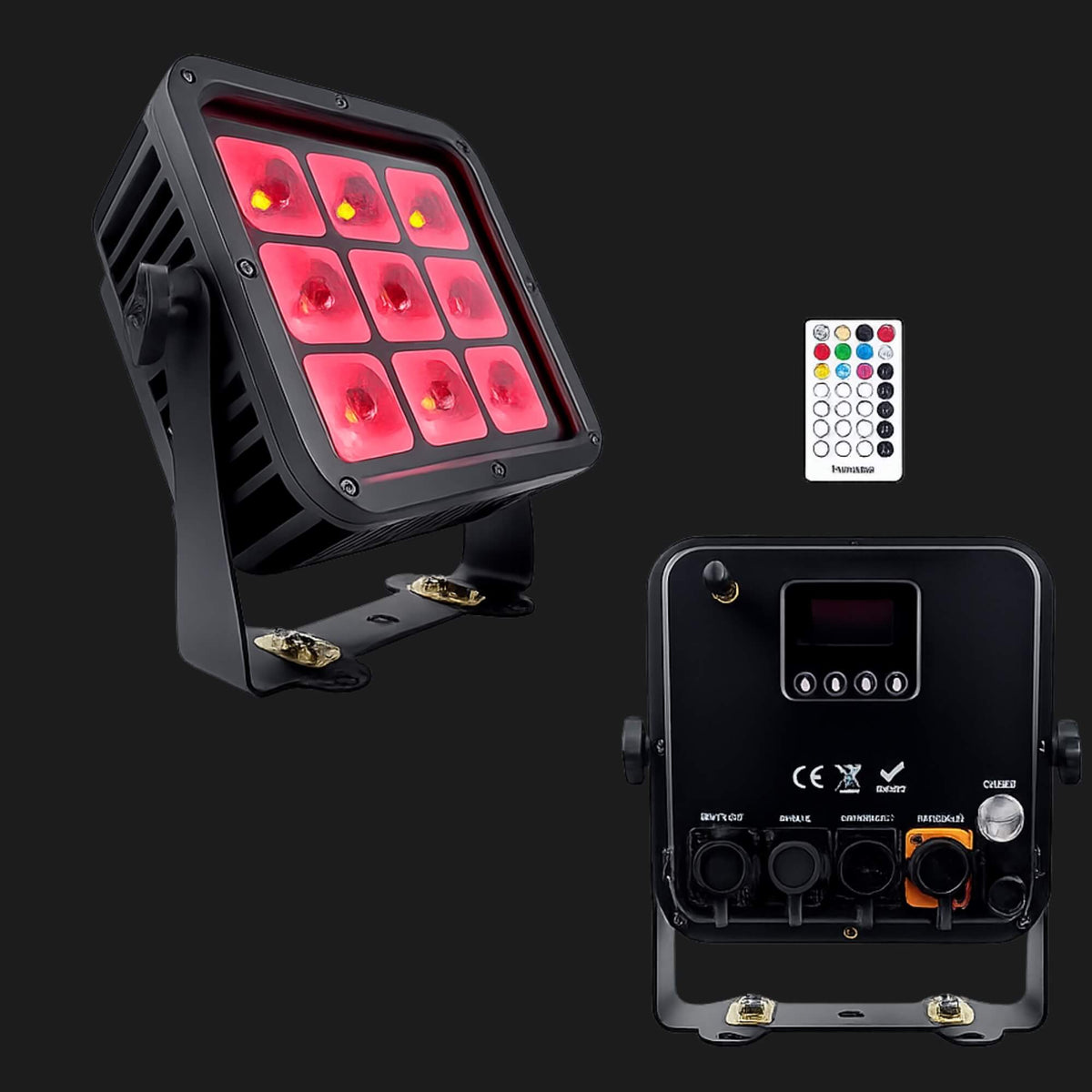 P11 Wireless DMX Battery LED Par Light 90W IP65 for Outdoor Events