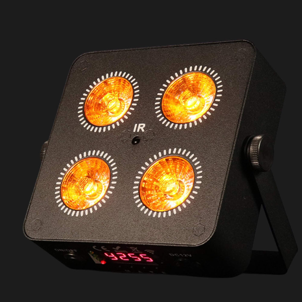 P7 4x18W Battery Par Light with Wireless DMX and WiFi App Control