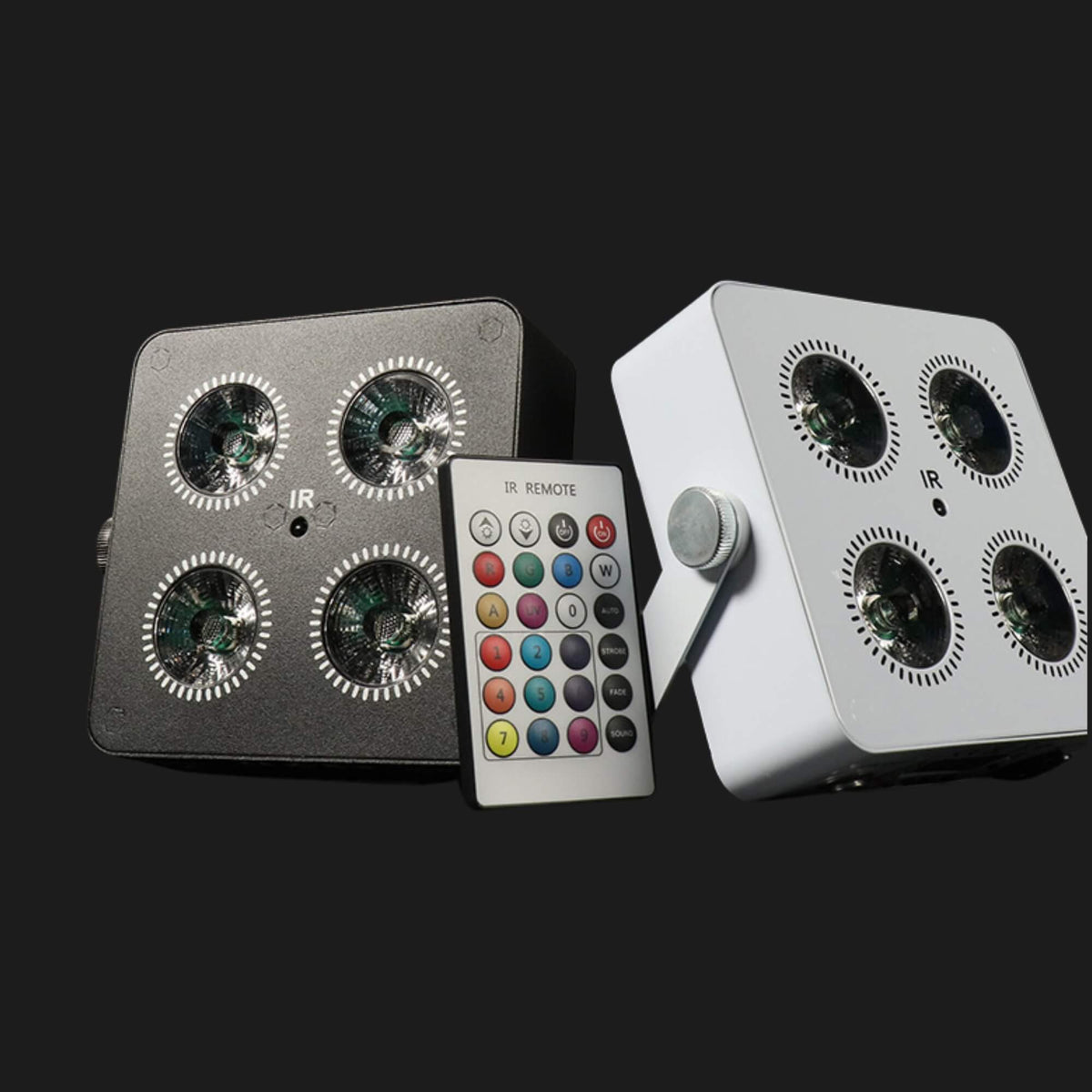 P7 4x18W Battery Par Light with Wireless DMX and WiFi App Control