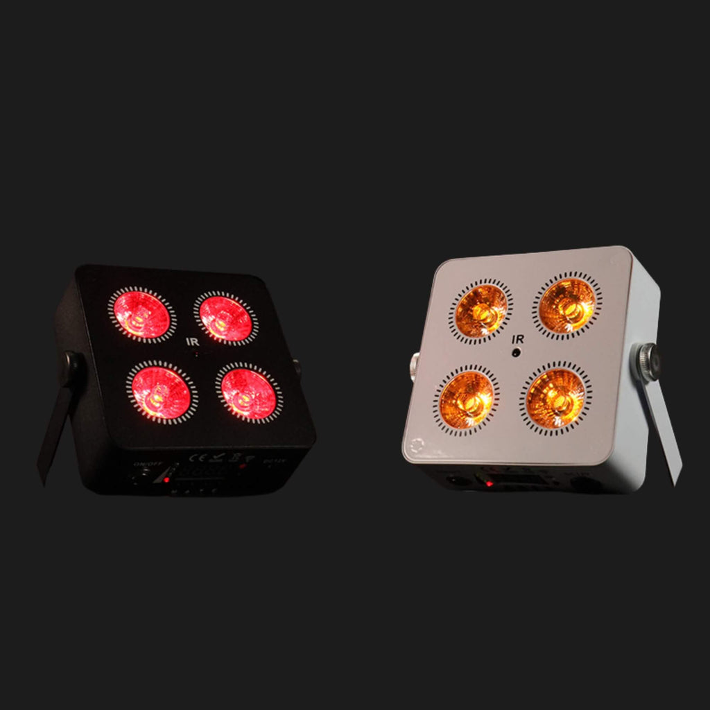 P7 4x18W Battery Par Light with Wireless DMX and WiFi App Control