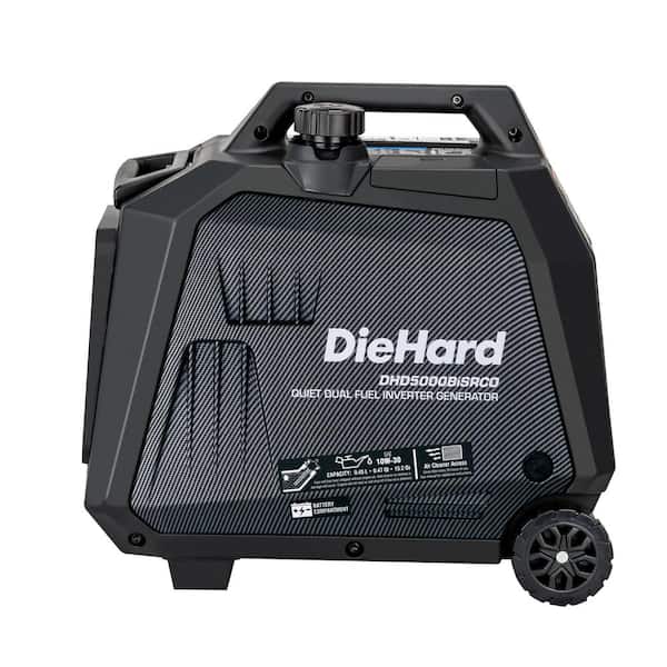 DieHard 5000W Dual Fuel Inverter Generator with Remote Start, CO Alert & Parallel Capability