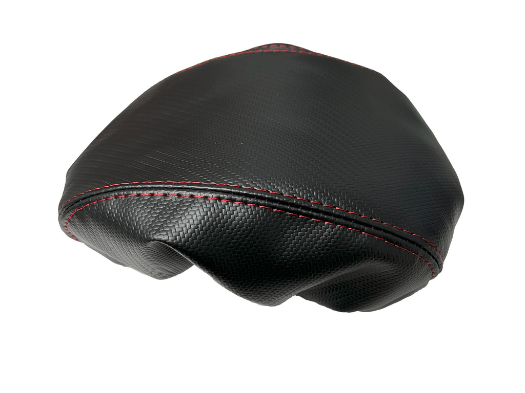 Carbon Fiber Synthetic Leather Console Armrest Cover For 2008-2016 Subaru Impreza WRX STI Crosstrek