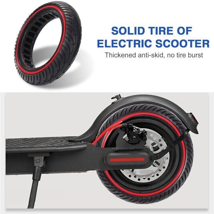 E-Scooter Vollgummi Reifen 8.5 x 2 Zoll Roter Streifen