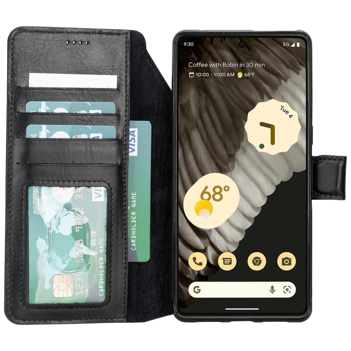 Sheridan Detachable Leather Google Pixel 8 Wallet Case