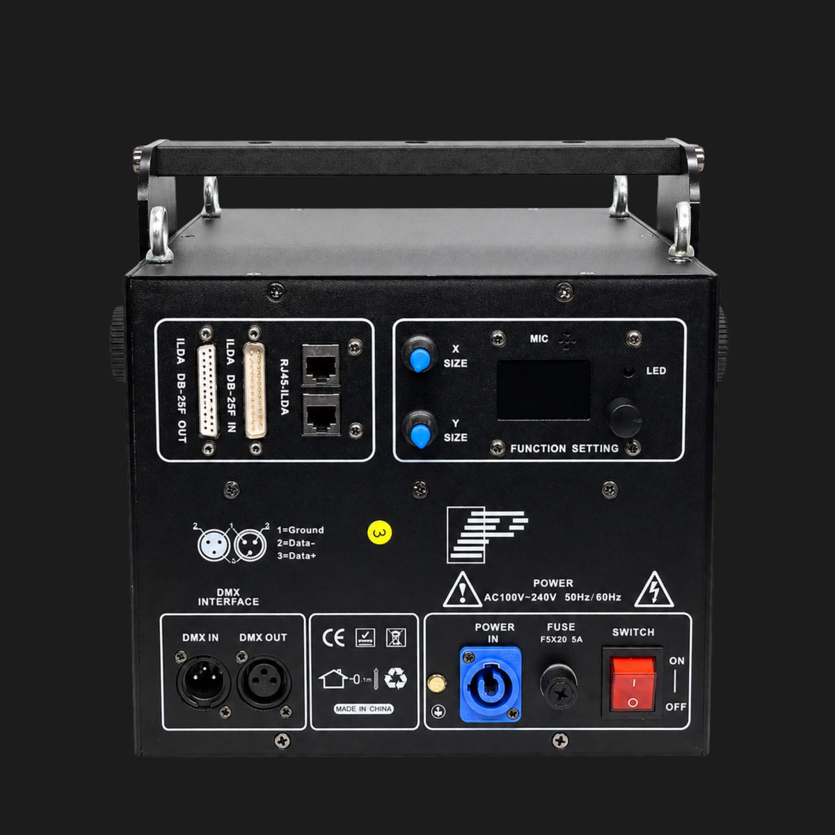 Z8 ILDA DMX RGB Laser Projector 10W-20W for DJ Club Shows