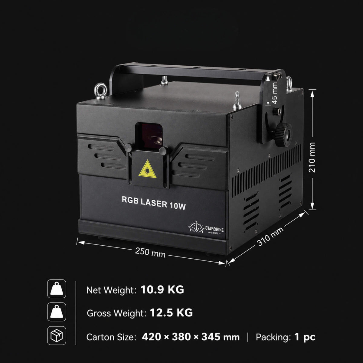 Z8 ILDA DMX RGB Laser Projector 10W-20W for DJ Club Shows